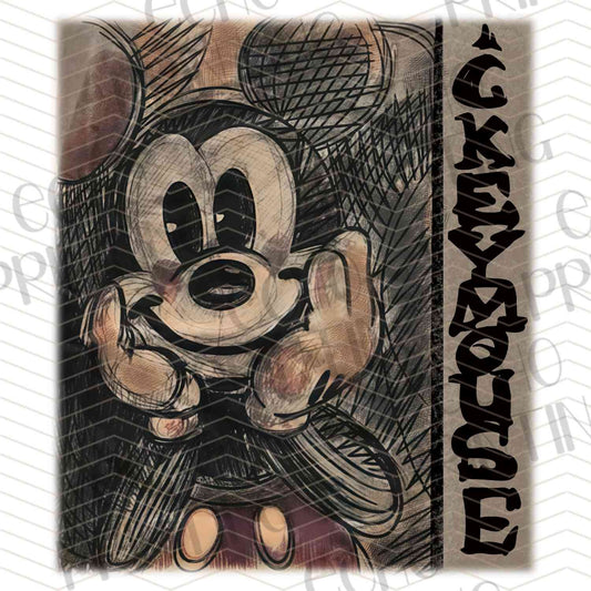 DSN 686 - VINTAGE CARTOON MOUSE