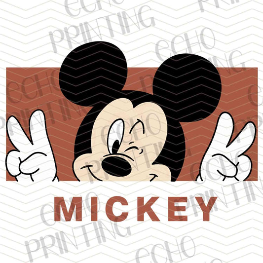 DSN 689 - CARTOON MOUSE PEACE