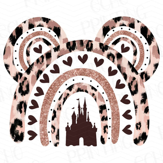 DSN 7 - LEOPARD RAINBOW MOUSE CASTLE