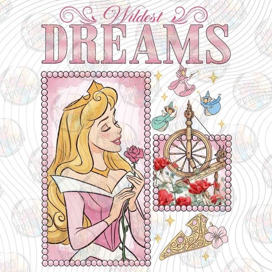 DSN 700 - SLEEPING PRINCESS IN PINK DRESS