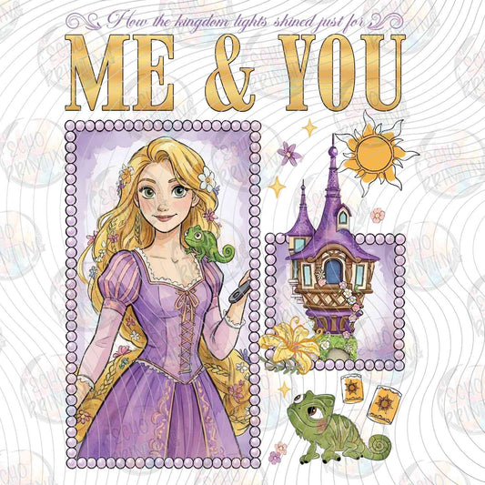 DSN 702 - LONG BLONDE HAIR PRINCESS WITH CHAMELEON