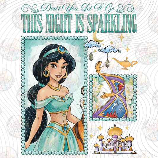 DSN 704 - ARABIAN PRINCESS IN TEAL OUTFIT
