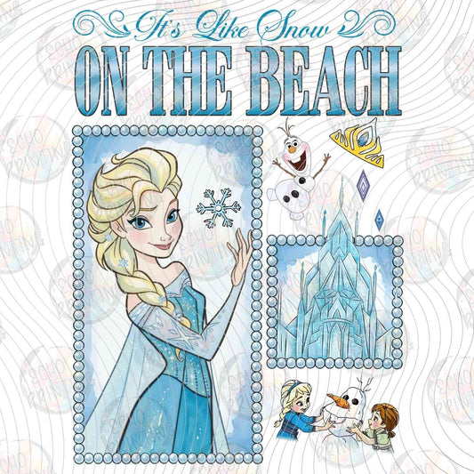 DSN 705 - ICE QUEEN IN BLUE DRESS