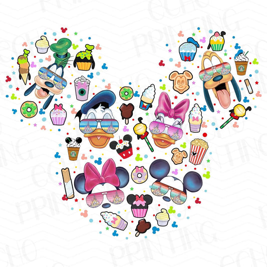 DSNG 8 - MOUSE HEAD WITH TREATS AND ICONS