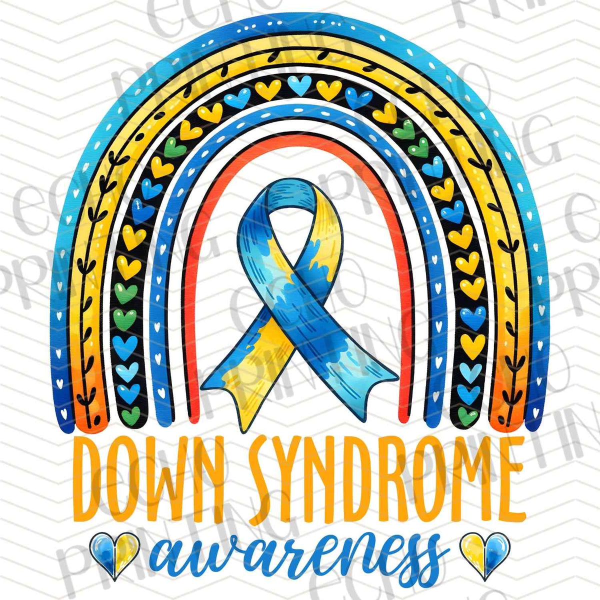 DWSN 24 - DOWN SYNDROME AWARENESS RIBBON
