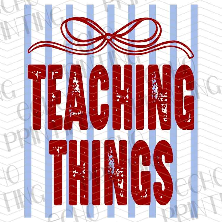 EDCTR 544 - TEACHING THINGS RED STRIPES