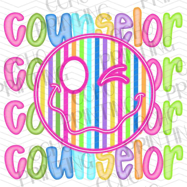 EDCTR 657 - COUNSELOR RETRO SMILEY FACE