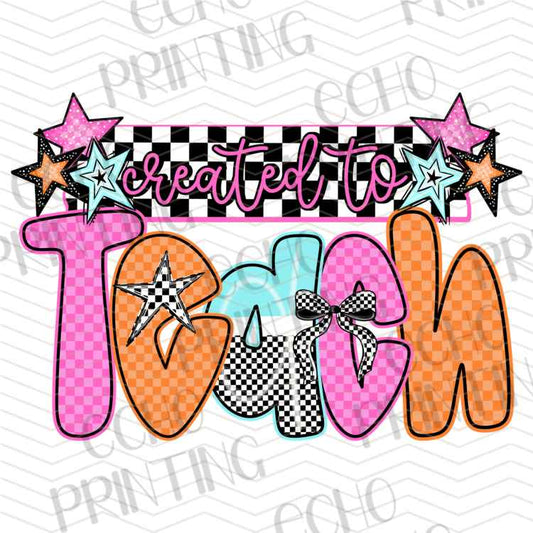 EDCTR 658 - TEACH RETRO PATCH LETTERING