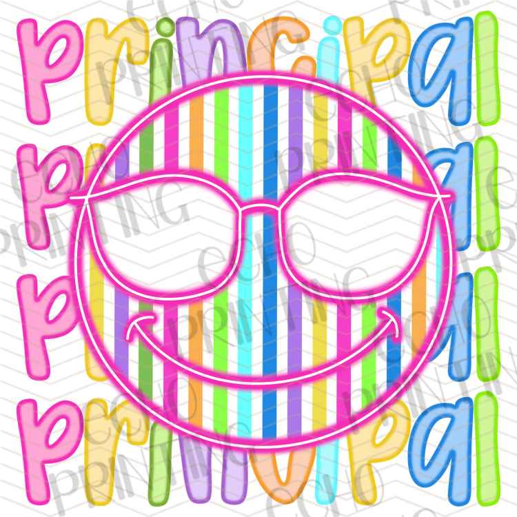 EDCTR 665 - PRINCIPAL RETRO SMILEY FACE