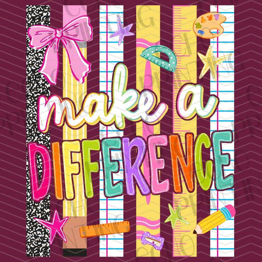EDCTR 679 - MAKE A DIFFERENCE TEACHER LIFE