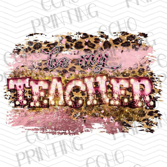 EDCTR 68 - GLITTERY PINK TEACHER