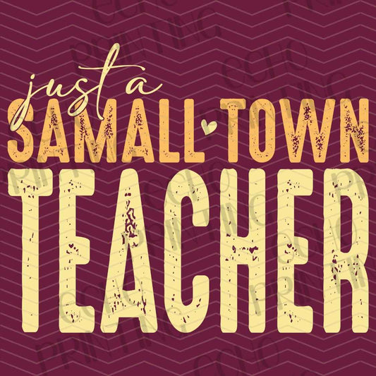 EDCTR 686 - JUST A SMALL TOWN TEACHER