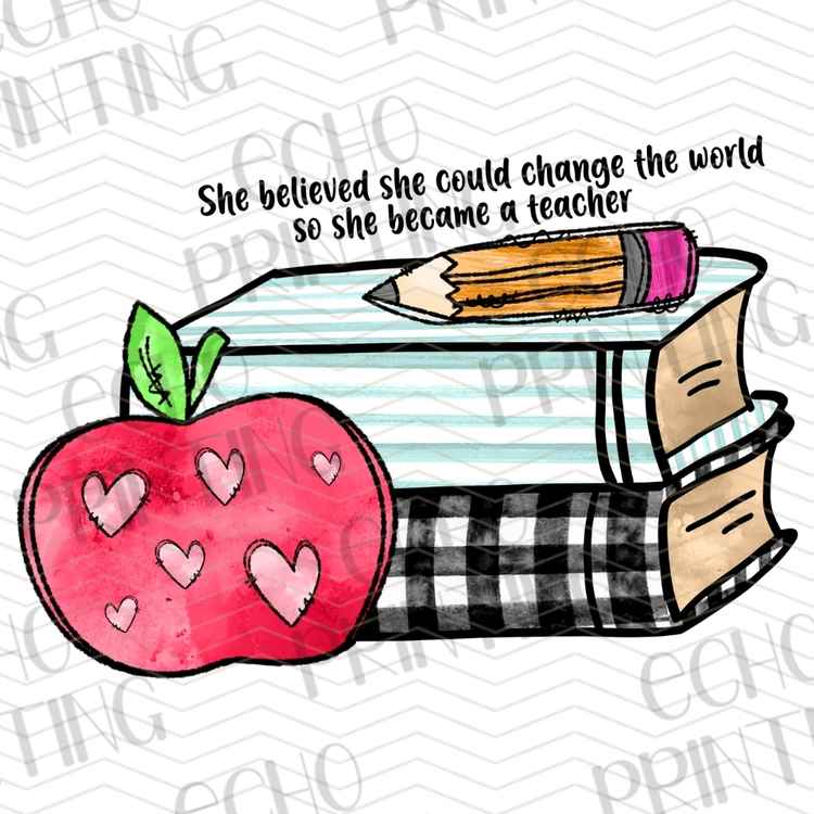 EDCTR 95 - SHE BECAME A TEACHER