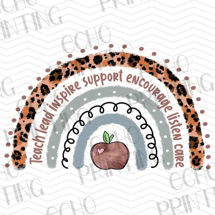 EDCTR 98 - TEACH INSPIRE SUPPORT RAINBOW