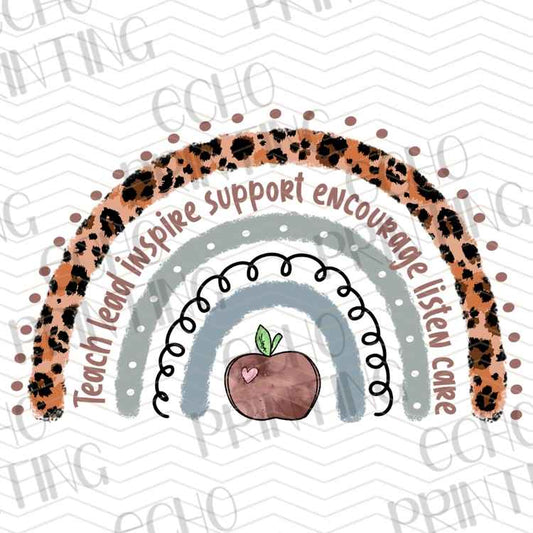 EDCTR 98 - TEACH INSPIRE SUPPORT RAINBOW