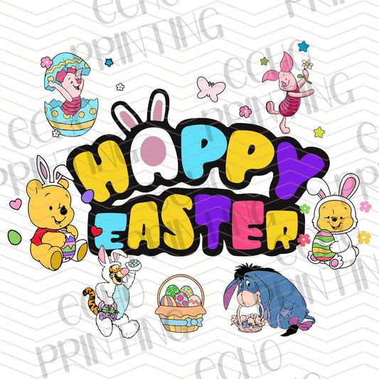 ESTRC 109 - HAPPY EASTER CHARACTER COLLAGE