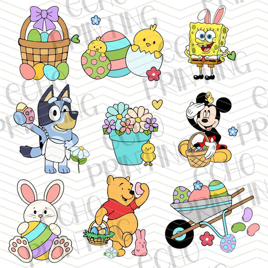 ESTRC 131 - MINI CARTOON SPRING ICONS