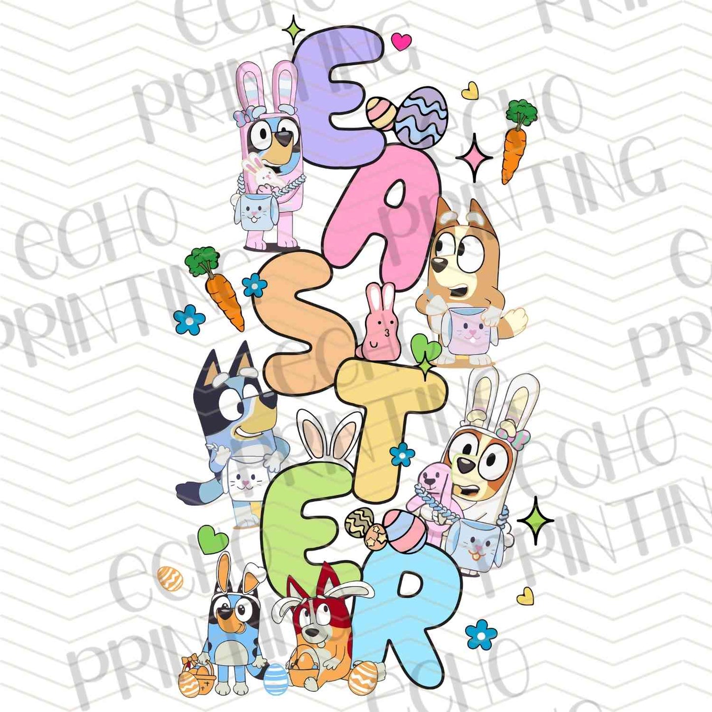 ESTRC 160 - COLORFUL LETTER EASTER