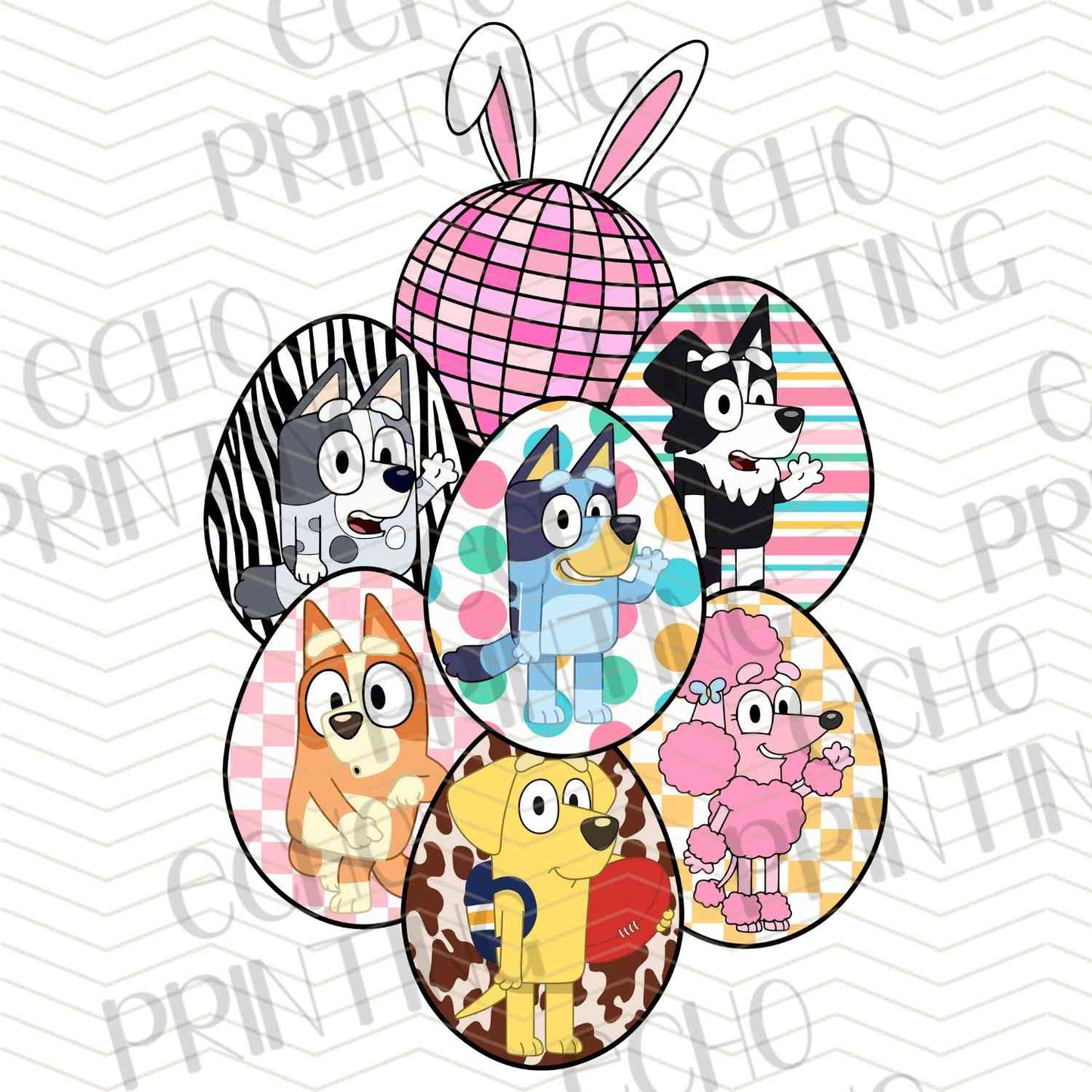 ESTRC 161 - DISCO EASTER CHARACTERS