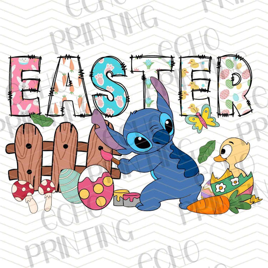 ESTRC 166 - BUNNY AND BLUE MONSTER EASTER