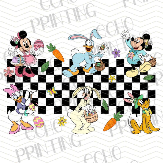 ESTRC 167 - CHECKERED EASTER FRIENDS