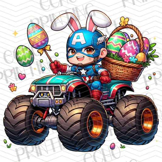 ESTRC 228 - BUNNY RIDING MONSTER TRUCK