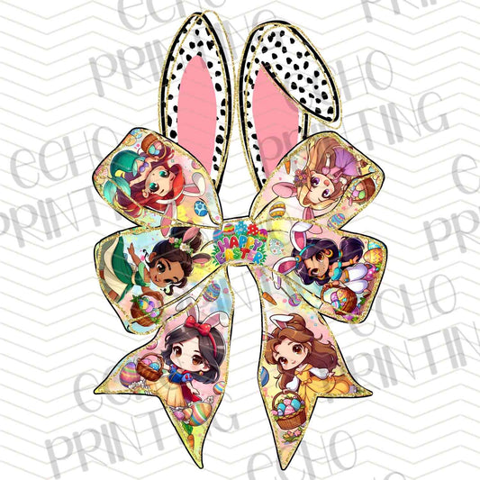 ESTRC 234 - EASTER CHARACTER BUNNY BOW