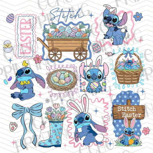 ESTRC 235 - BLUE ALIEN SPRING COLLAGE