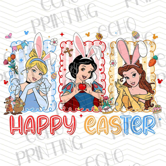 ESTRC 236 - FAIRYTALE PRINCESS HAPPY EASTER SIGN