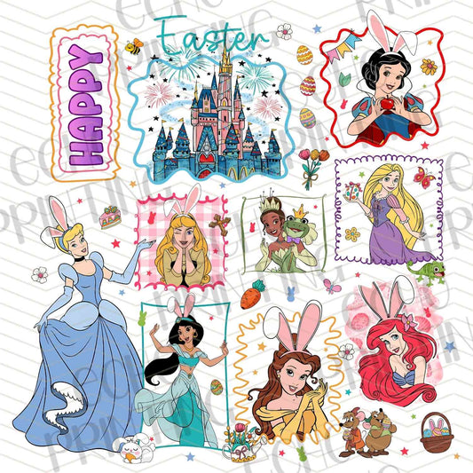 ESTRC 237 - FAIRYTALE PRINCESS EASTER COLLAGE