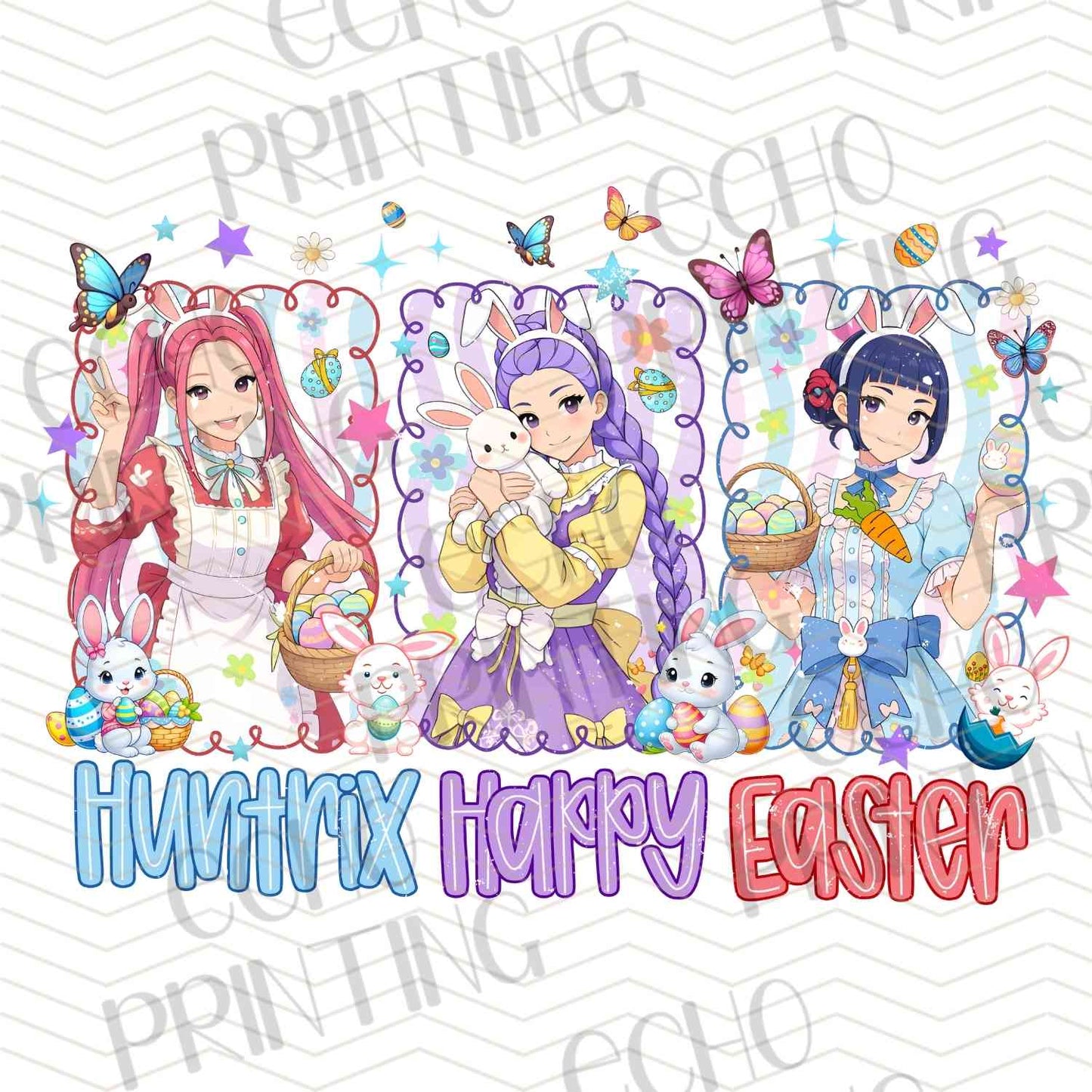 ESTRC 241 - FAIRYTALE PRINCESS HAPPY EASTER GROUP