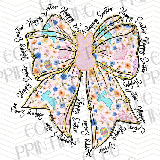 ESTRG 130 - FLORAL EASTER BOW