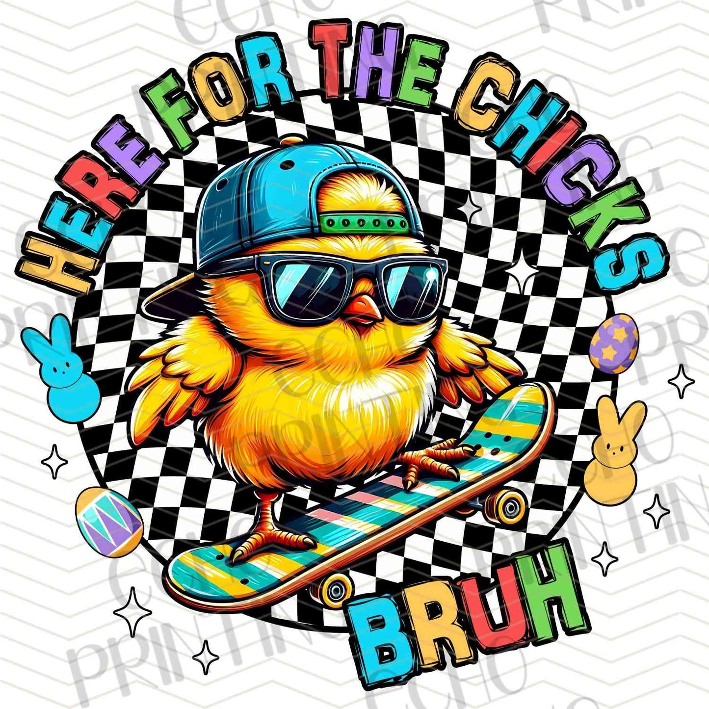 ESTRG 134 - HERE FOR THE CHICKS CHARACTER