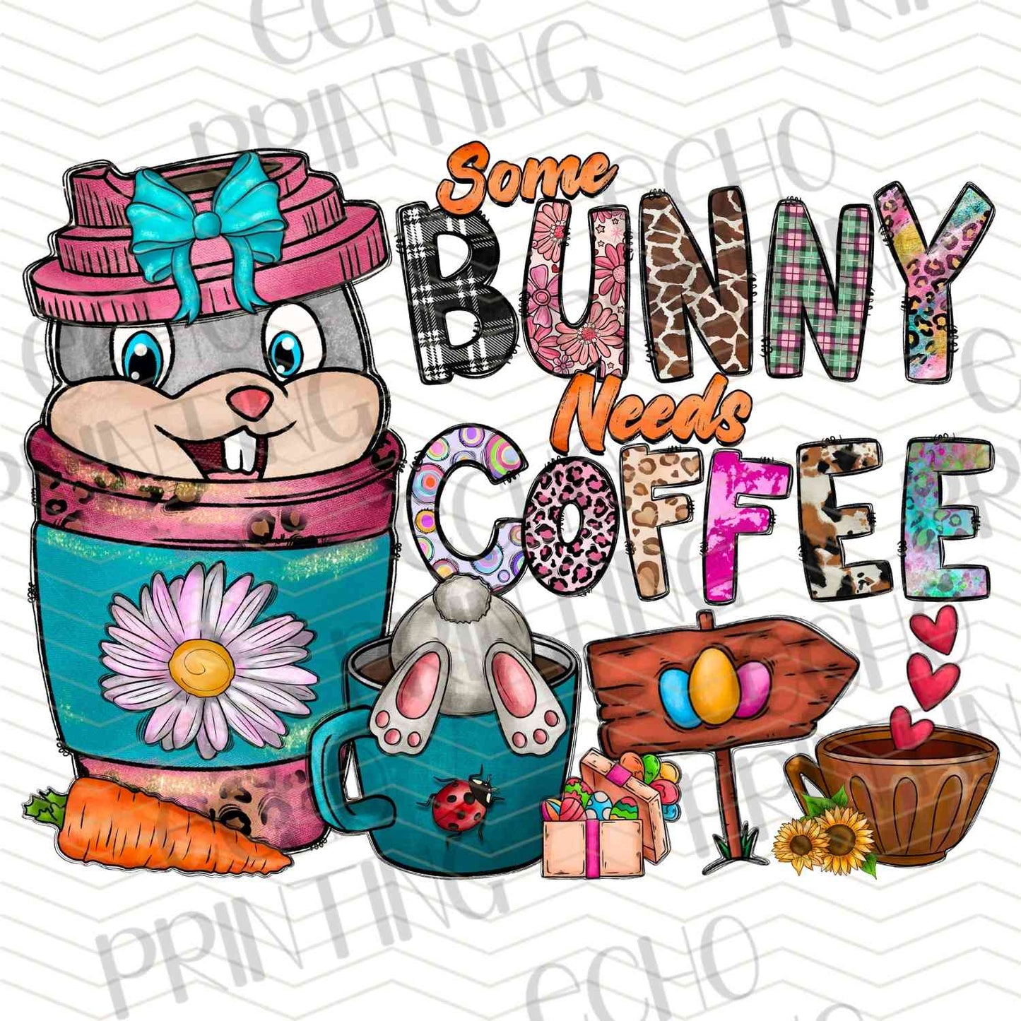 ESTRG 13 - BUNNY COFFEE STACK