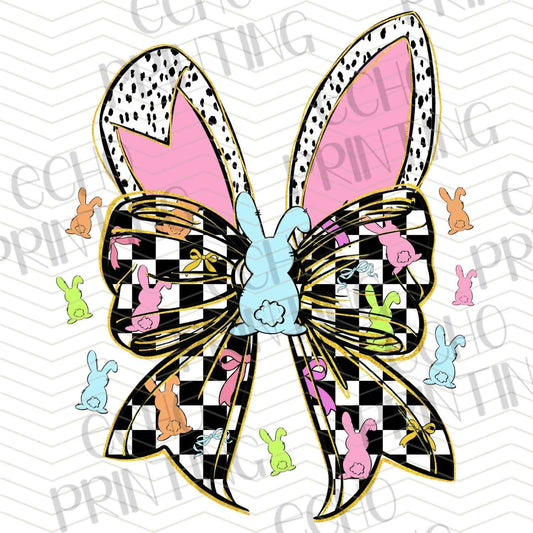 ESTRG 24 - CHECKER BUNNY BOW