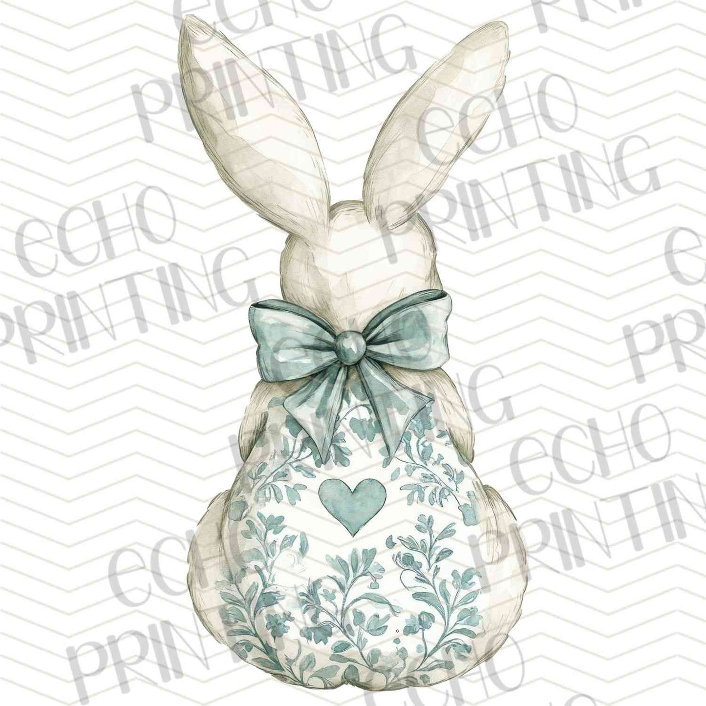 ESTRG 252 – GREEN FLORAL BUNNY SACK