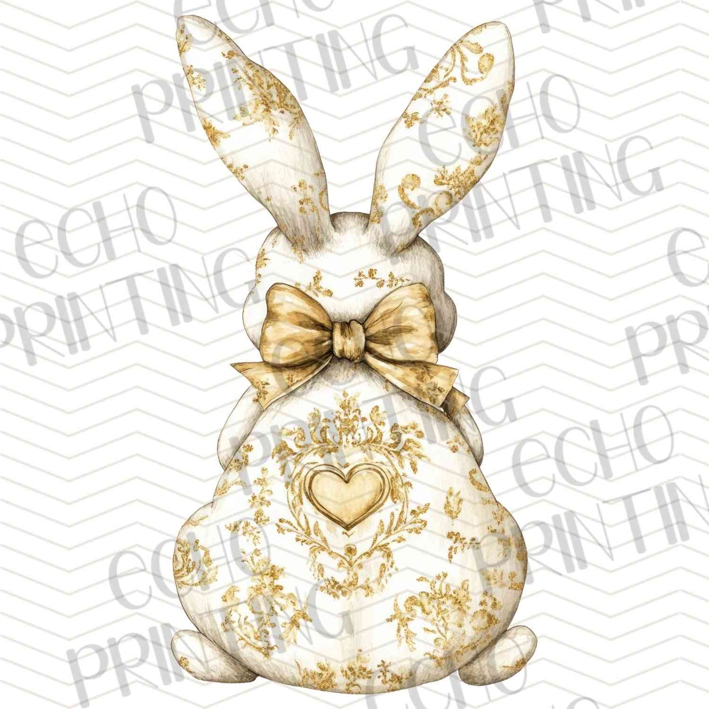 ESTRG 254 – GOLD FLORAL BUNNY SACK