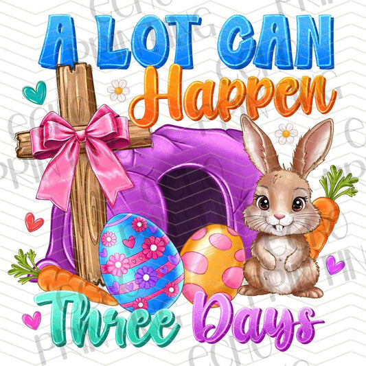 ESTRG 270 – A LOT CAN HAPPEN THREE DAYS