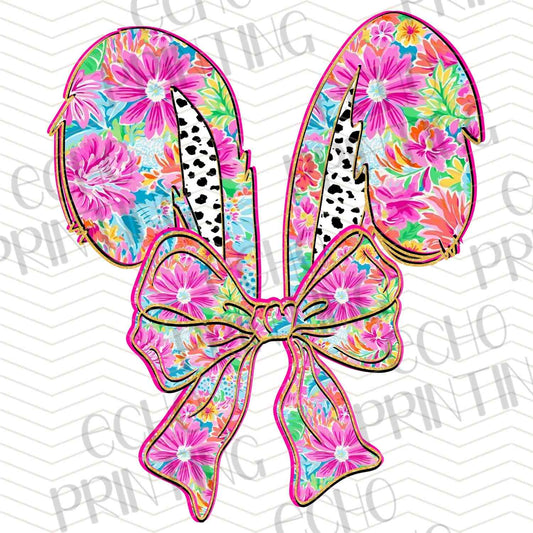 ESTRG 27 - COLORFUL BUNNY BOW