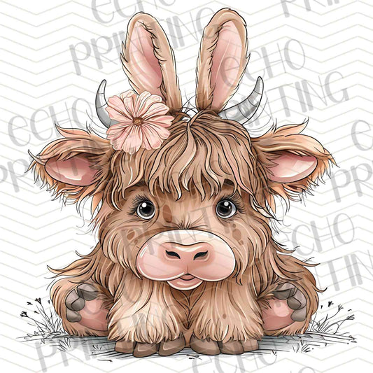 ESTRG 288 – HIGHLAND COW BUNNY EARS
