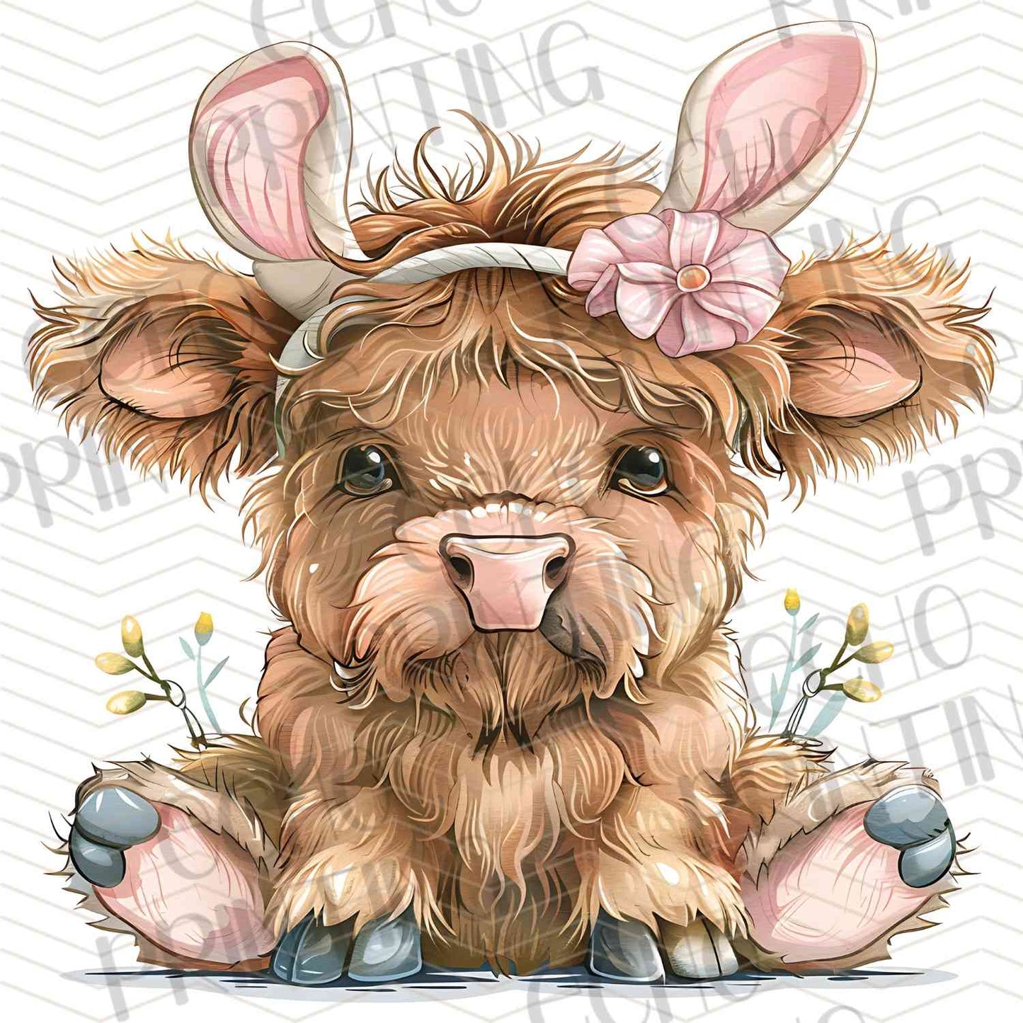 ESTRG 289 – HIGHLAND COW FLOWER CROWN