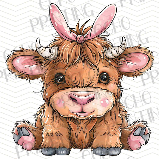 ESTRG 294 – HIGHLAND COW BUNNY HEADBAND