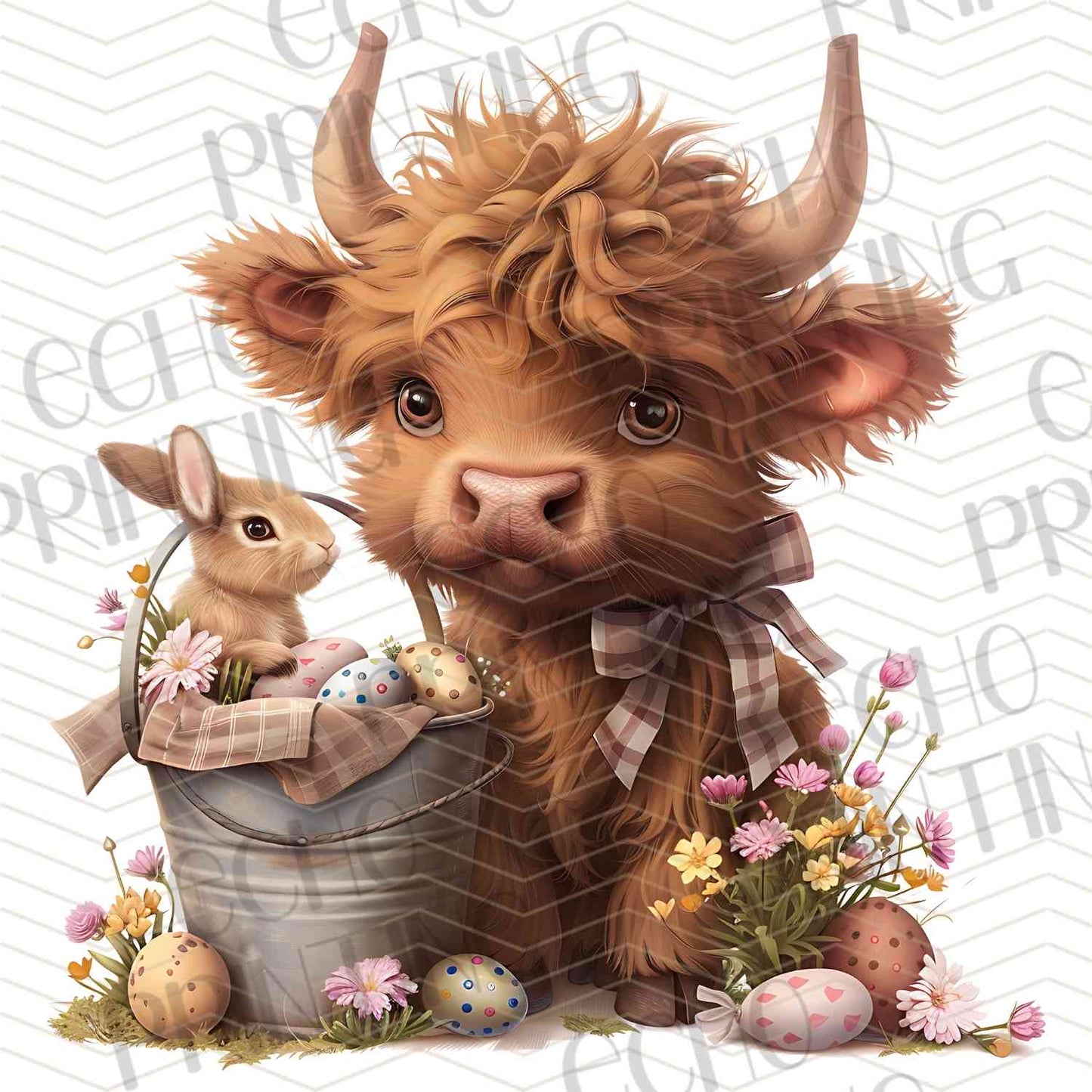 ESTRG 298 – HIGHLAND COW BUNNY FRIEND