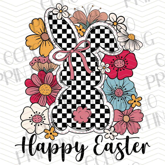 ESTRG 335 – CHECKER BUNNY HAPPY EASTER