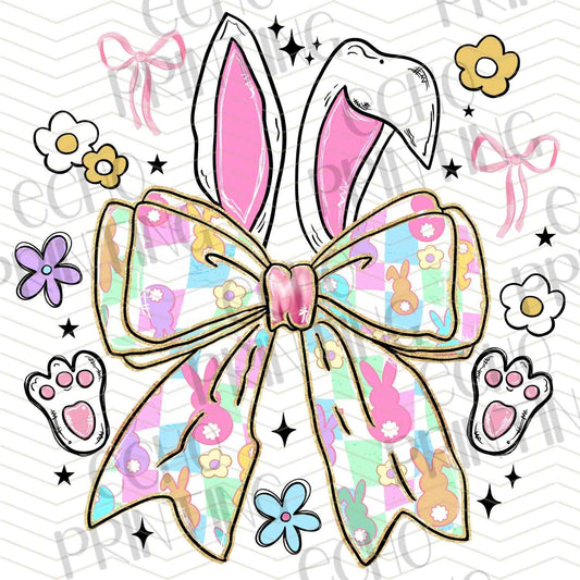 ESTRG 345 – FLORAL BUNNY BOW