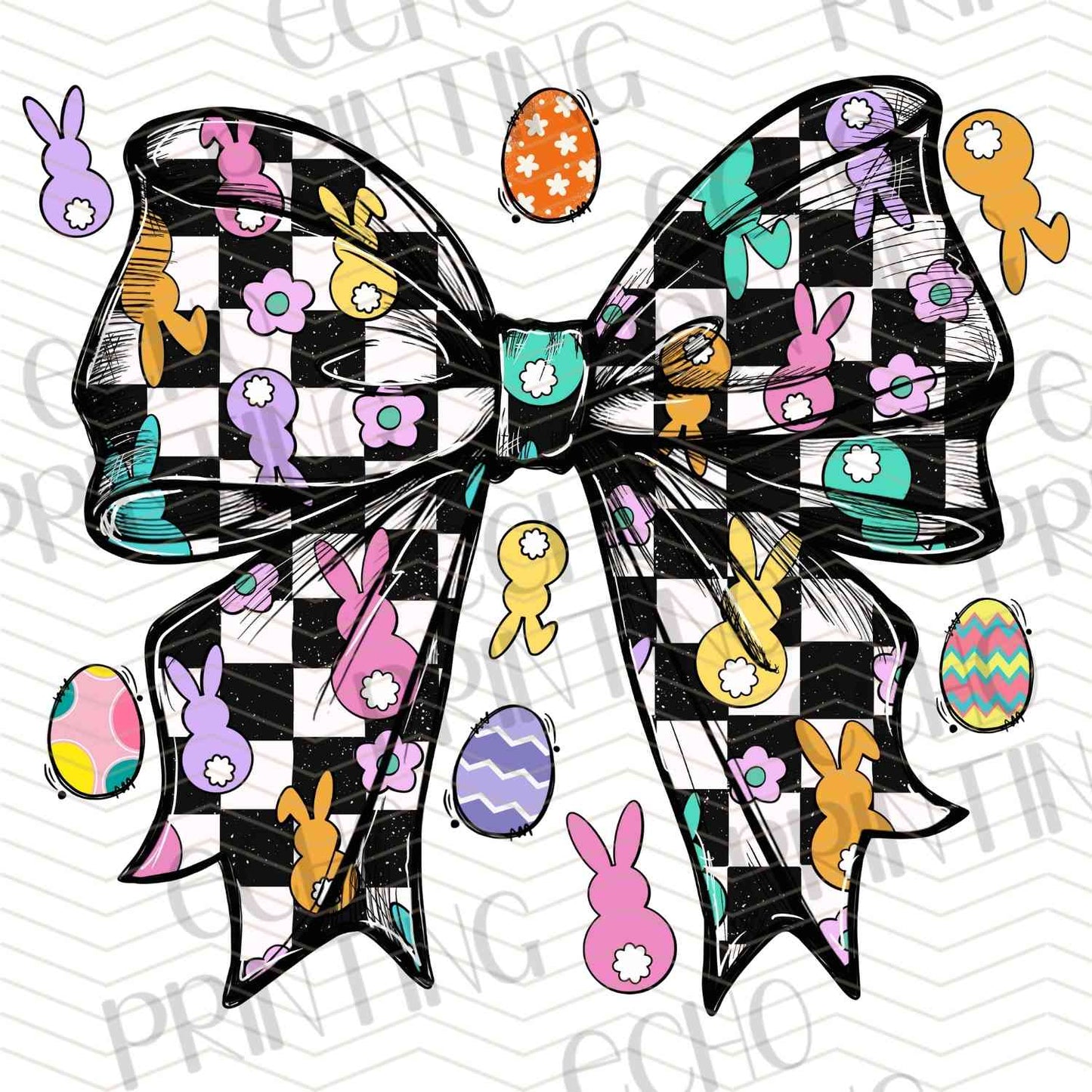 ESTRG 354 – PATCHWORK EASTER BOW