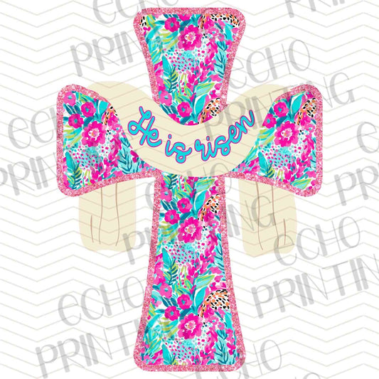ESTRG 357 – COLORFUL FLORAL CROSS