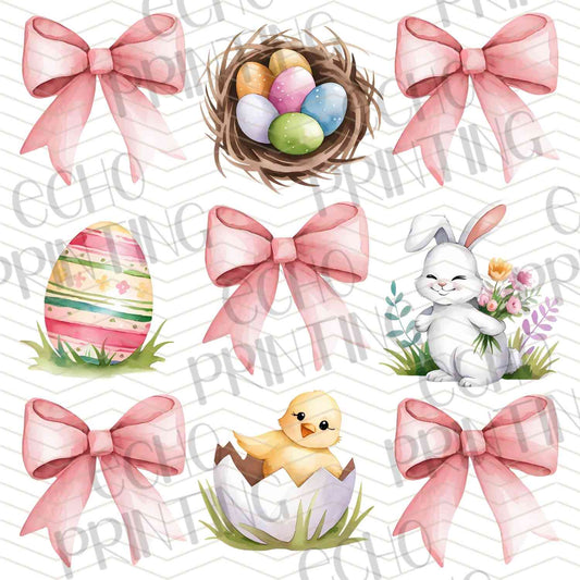 ESTRG 376 – PINK EASTER BOW SET