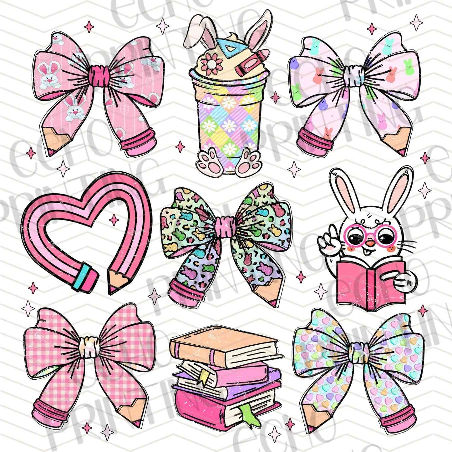ESTRG 389 – EASTER BOW SET