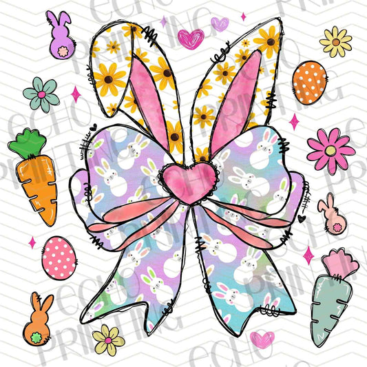 ESTRG 435 – FLORAL BUNNY BOW